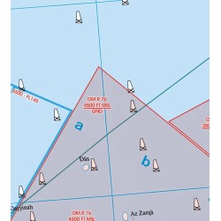 U.A.E.-Qatar-Bahrain VFR ICAO Chart 2026 - 1:1.000.000