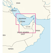 U.A.E.-Qatar-Bahrain VFR ICAO Chart 2026 - 1:1.000.000