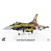 JC Wings Lockheed Martin F-16C Fighting Falcon Turkish Air Force Scale 1:72 Aircraft Model
