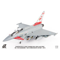 JC Wings Eurofighter EF-2000 Typhoon RAF Royal Air Force No. 41(R) Squadron, "100th" Scale 1:72 Aircraft Model