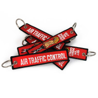 Breloc brodat Air Traffic Control - Get Em down Safely