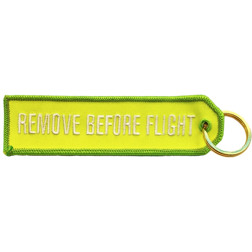 Breloc brodat Remove Before Flight