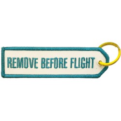 Breloc brodat Remove Before Flight