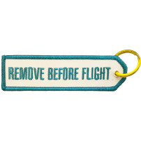 Breloc brodat Remove Before Flight