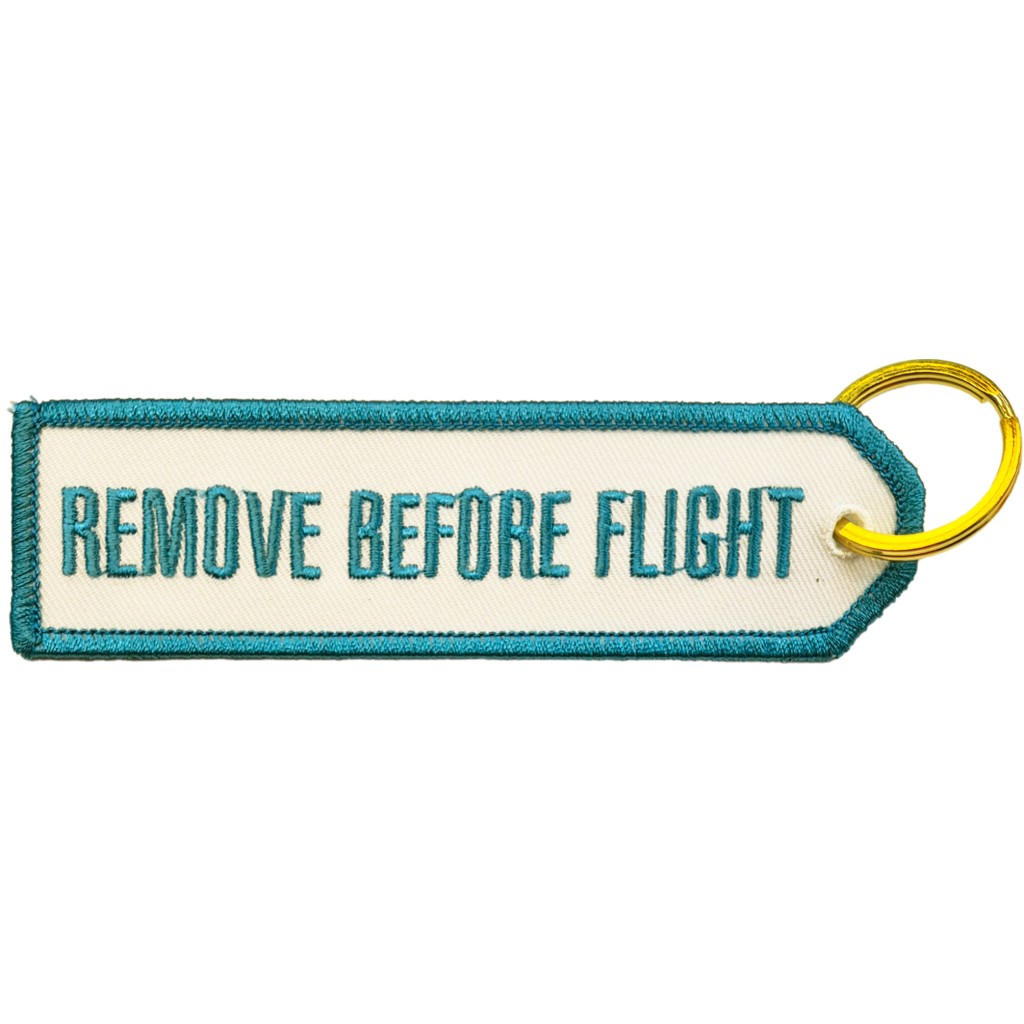 Breloc brodat Remove Before Flight