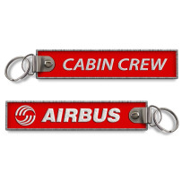 Breloc brodat  Airbus - Cabin Crew Red Baggage