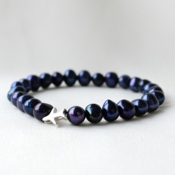 Aire The Pearl Captain's fav - Bratara cu perle naturale si avion din argint