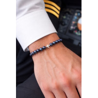 Aire The Pearl Captain's fav - Bratara cu perle naturale si avion din argint