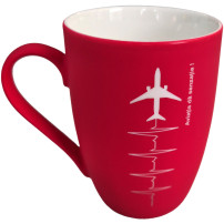 Aviatia da senzatia! Rubber Coated Mug