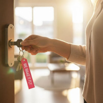 Airbus We make it Fly key ring