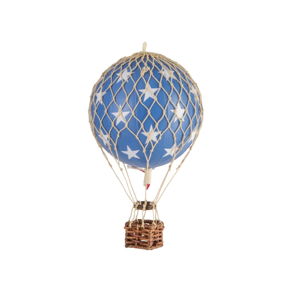 Balloon Floating The Skies - 8.5 cm - Blue Stars
