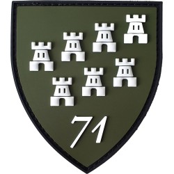 ROAF Baza 71 Aeriana „General Emanoil Ionescu” Campia Turzii - emblema din PVC cu velcro