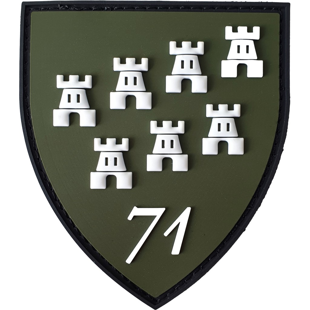ROAF Baza 71 Aeriana „General Emanoil Ionescu” Campia Turzii - emblema din PVC cu velcro