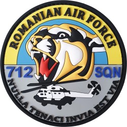 ROAF Escadrila 712 Elicoptere - emblema din PVC cu velcro