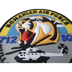 ROAF Escadrila 712 Elicoptere - emblema din PVC cu velcro