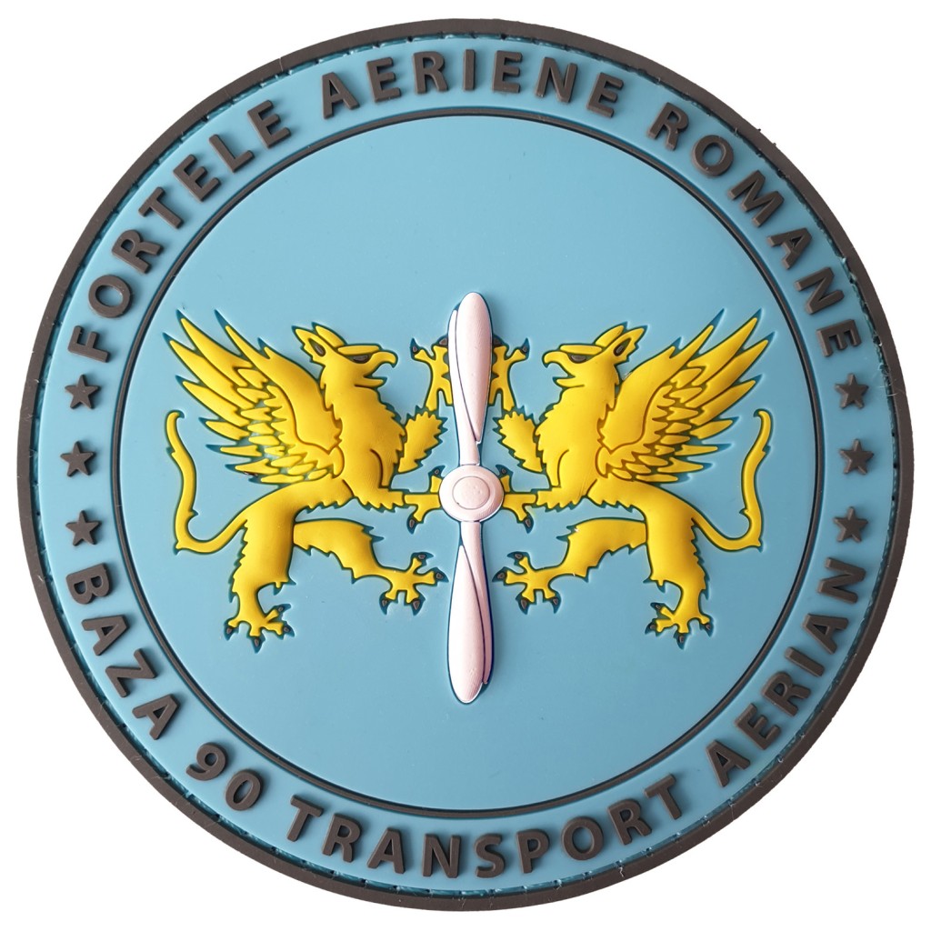 ROAF Baza 90 Transport Aerian „Comandor Aviator Gheorghe Banciulescu” - emblema din PVC cu velcro