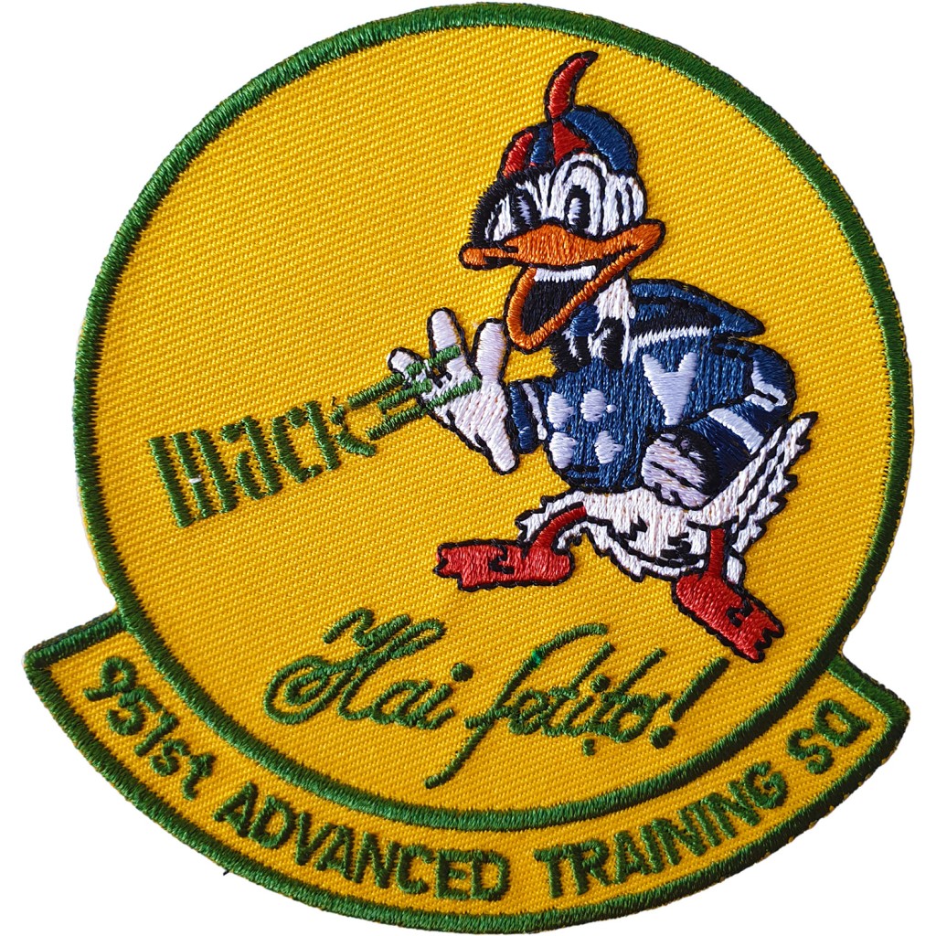 ROAF Escadrila 951 Aviatie Scoala - emblema brodata cu velcro
