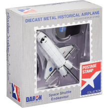 Postage Stamp Space Shuttle NASA "Endeavour" Scale 1:300 Aircraft Model