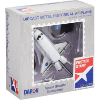 Postage Stamp Space Shuttle NASA "Endeavour" Scale 1:300 Aircraft Model