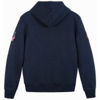 Top Gun® Mens Zip Up Hoodie with Patches