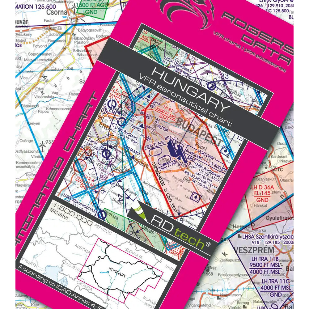 Hungary VFR ICAO Chart Rogers Data 2026