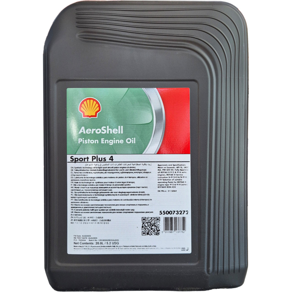 AeroShell Oil Sport PLUS 4 - 20 L
