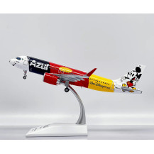Macheta JC Wings Airbus A320neo Azul "Mickey Mouse nas nuvens" PR-YSH Scara 1:200