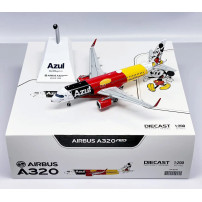 Macheta JC Wings Airbus A320neo Azul "Mickey Mouse nas nuvens" PR-YSH Scara 1:200