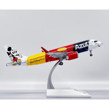 Macheta JC Wings Airbus A320neo Azul "Mickey Mouse nas nuvens" PR-YSH Scara 1:200