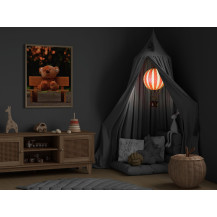 LED Illuminated Balloon Travels Light - 18 cm