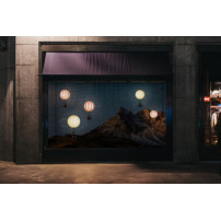 Balon Iluminat LED Travels Light - 18 cm