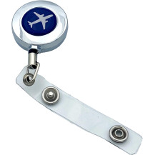 ID Card Holder with Metal Badge Reel