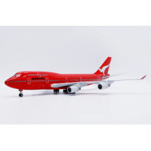 JC Wings Boeing 747-400 Qantas "All Red" Flaps Down VH-OEJ Scale 1:200 Aircraft Model