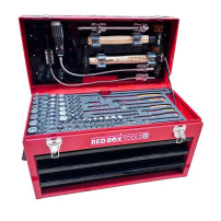 Red Box RBI9900TM Mechanic Metal Step Case with Tools - Metric Kit, includes 193 Tools