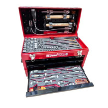 Red Box RBI9900TM Mechanic Metal Step Case with Tools - Metric Kit, includes 193 Tools