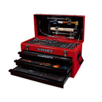 Red Box RBI9000TM Mechanic Metal Step Case with Tools - Imperial Kit, includes 129 Tools