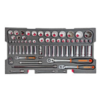 Red Box RBT310T Basic maintenance with 1/4″, 3/8″ and 1/2″ Drive - imperial (SAE / Standard) Kit , includes 106 Tools