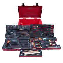 Red Box RBA3IN Mechanic Hand Trolley Case with Insulated Tools - Metric Kit, includes 194 tools