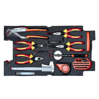 Red Box RBA3IN Mechanic Hand Trolley Case with Insulated Tools - Metric Kit, includes 194 tools
