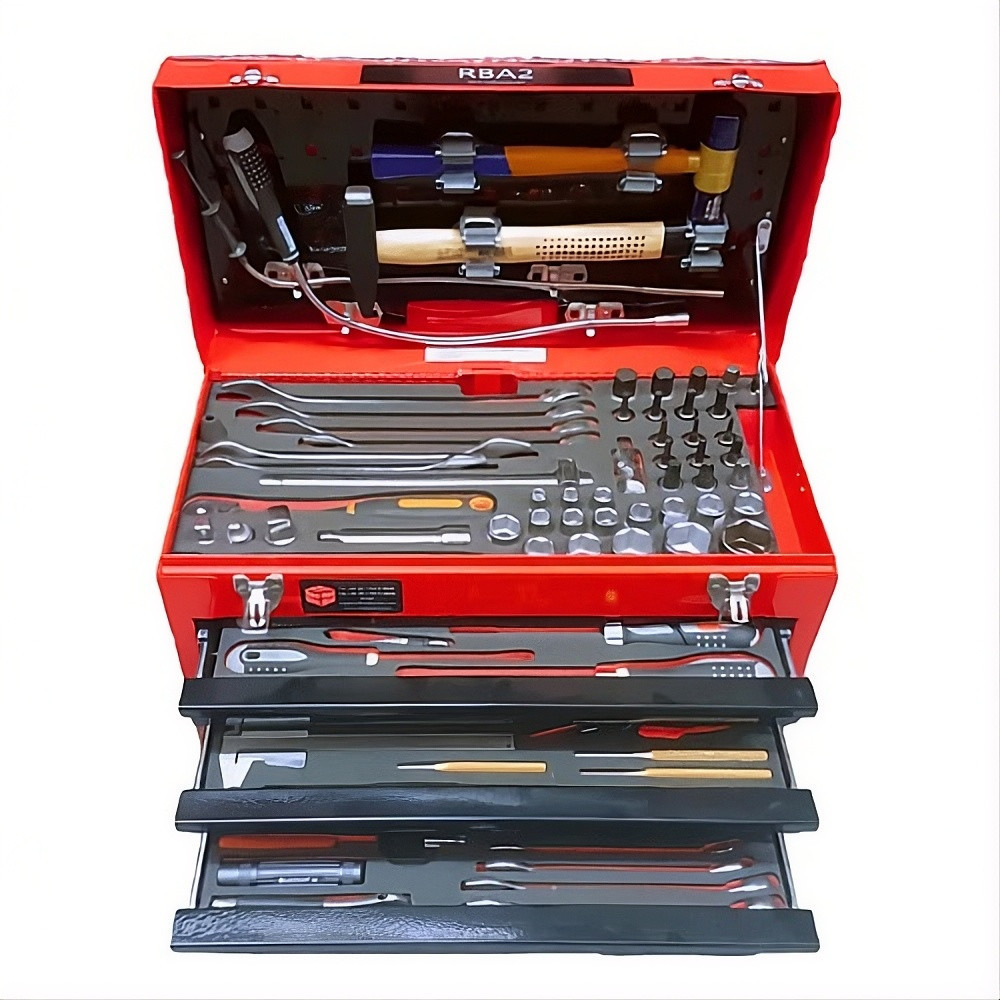 Red Box RBA2 Mechanic Hand Carry Kit with Tools - Metric Kit, includes 147 Tools