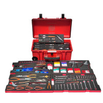 Red Box RBI9650T Avionics Toolkit - includes 266 tools, Imperial (SAE / Standard)