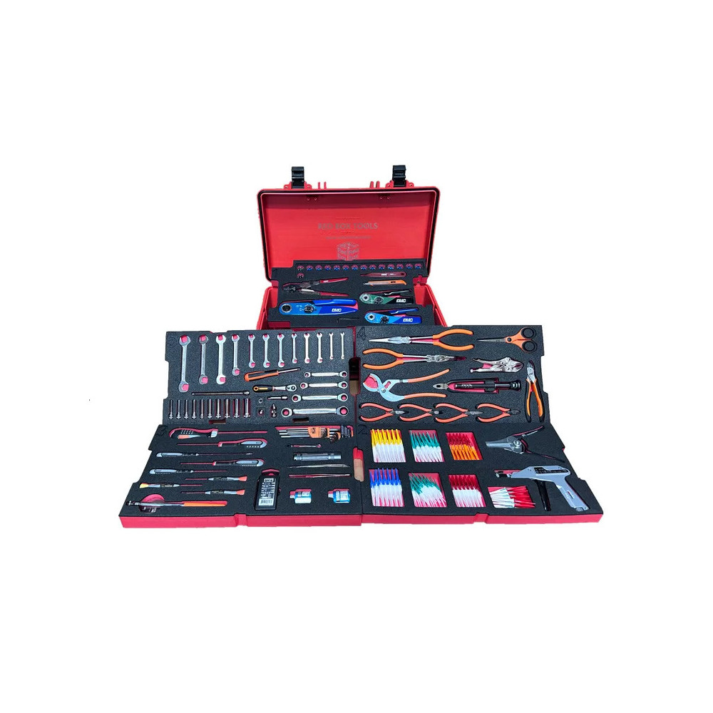 Red Box RBI9600T Avionics Toolkit – 262 Piece Set – Imperial (SAE / Standard)