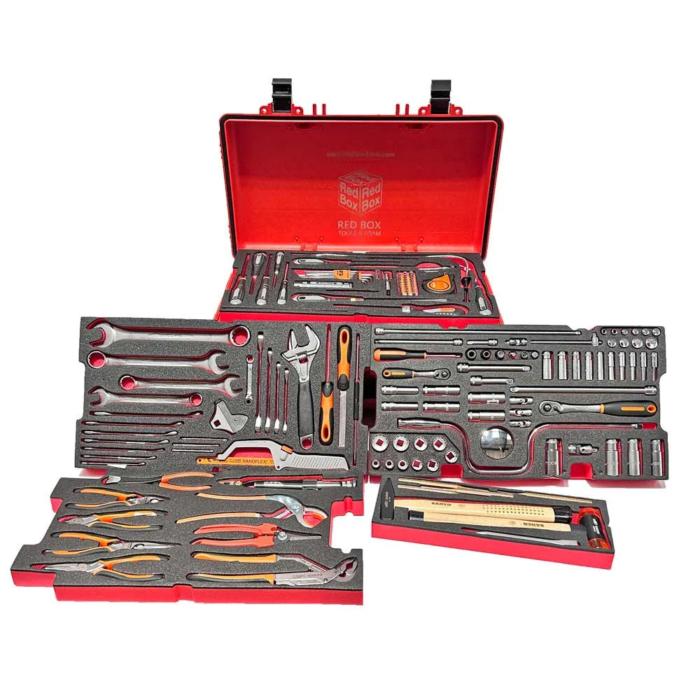 Red Box RBI9400T Aircraft Mechanics Kit – Imperial (SAE / Standard) Kit – Includes 161 Tools