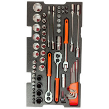 Red Box  RBT604T  General Tool Set with Nylon Tip Hammer  Metric and Imperial (SAE / Standard) Kit