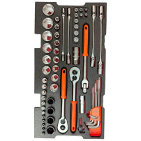 Red Box  RBT604T  General Tool Set with Nylon Tip Hammer  Metric and Imperial (SAE / Standard) Kit