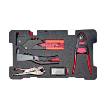 Red Box RBT250TDR Aviation Sheet Metal Tool Kit includes 158 Tools
