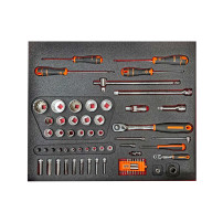 Red Box RBA4IMP – Aircraft Mechanic Cabinet – Imperial (SAE / Standard) Kit – Includes 96 Tools