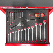 Red Box RBI8100C - Boeing Kit with Imperial (SAE / Standard) Tools. In 8 drawer cabinet