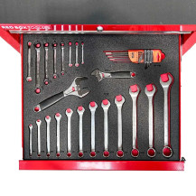 Red Box RBI8100C - Boeing Kit with Imperial (SAE / Standard) Tools. In 8 drawer cabinet