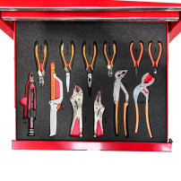 Red Box RBI8100C - Boeing Kit with Imperial (SAE / Standard) Tools. In 8 drawer cabinet